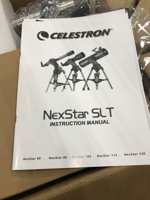 Photo 4 of Celestron - NexStar 130SLT Computerized Telescope - Compact and Portable - Newtonian Reflector Optical Design - SkyAlign Technology - Computerized Hand Control - 130mm Aperture 130 SLT Newtonian Single