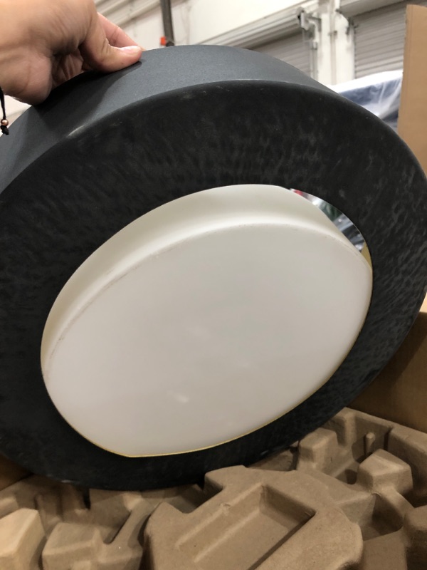 Photo 1 of 16" black light flush fixture 