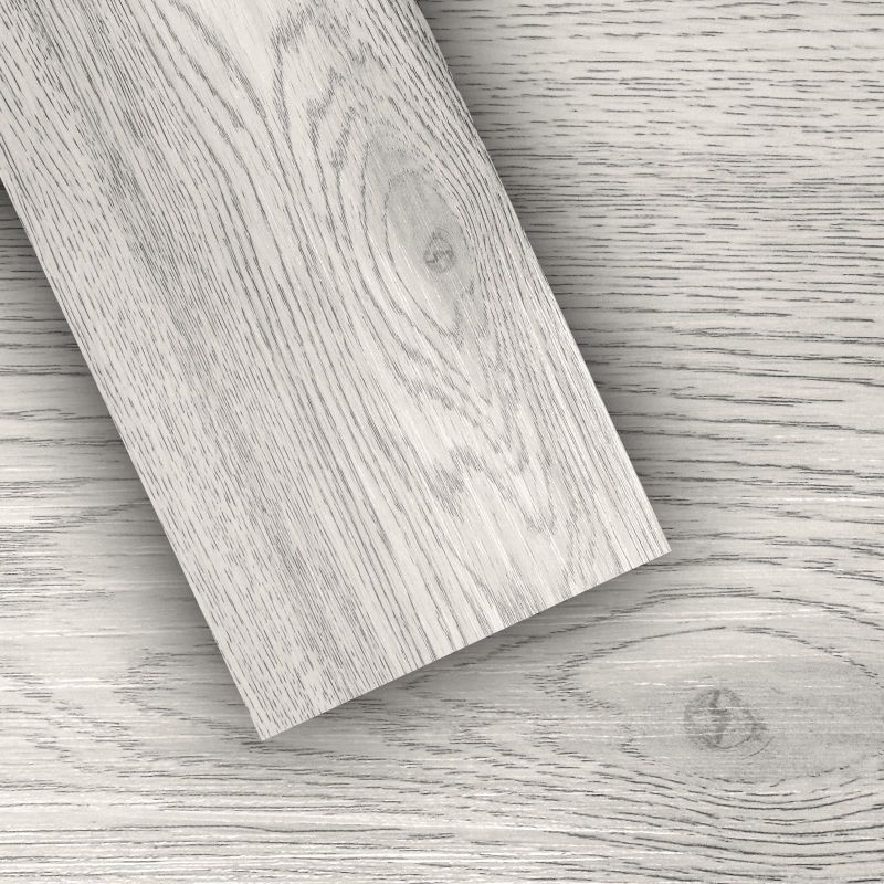 Photo 1 of 10 Pack Moleney 16-Pack 24 Sq.Ft, Peel and Stick Floor Tile Vinyl Wood Flooring, 6''x36'' Waterproof and Flame Retardant Self-Adhesive Wood Grain Planks(Light Grey)