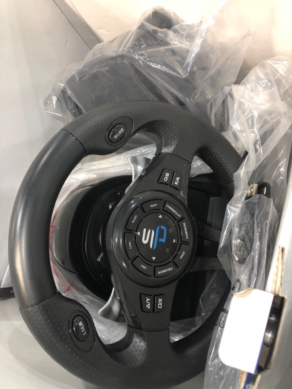 Photo 1 of Superdrive - GS550 steering racing wheel with pedals, paddles, shifter and vibration for Xbox Serie X/S, PS4, Xbox One, PC, PS3 (programmable for all games)
