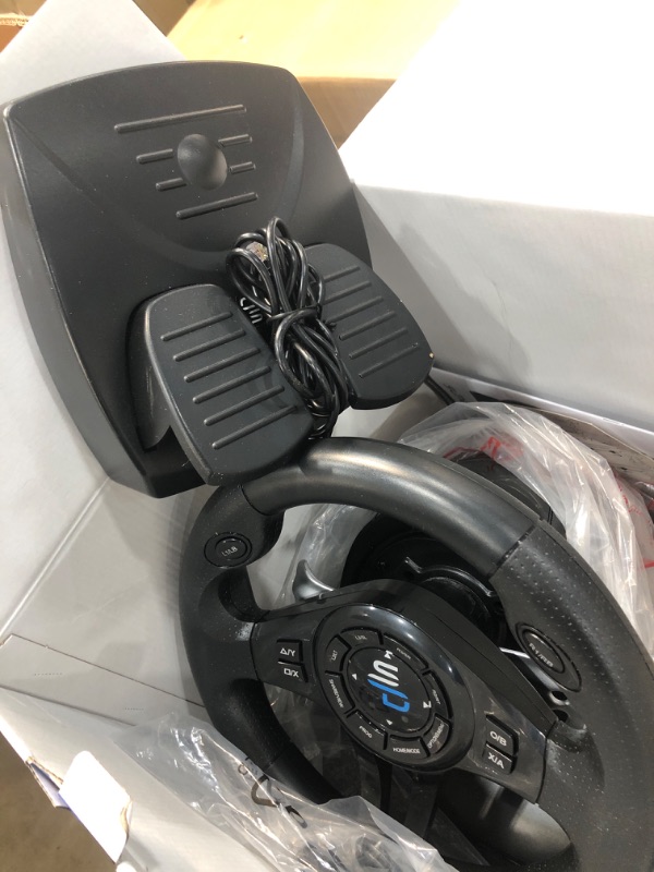Photo 1 of Superdrive - GS550 steering racing wheel with pedals, paddles, shifter and vibration for Xbox Serie X/S, PS4, Xbox One, PC, PS3 (programmable for all games)
