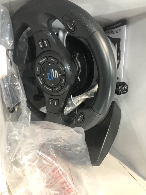 Photo 1 of Superdrive - GS550 steering racing wheel with pedals, paddles, shifter and vibration for Xbox Serie X/S, PS4, Xbox One, PC, PS3 (programmable for all games)
