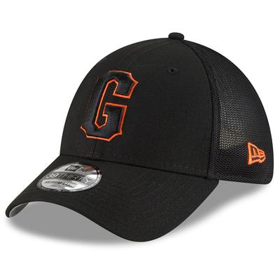 Photo 1 of Men's New Era Black San Francisco Giants 2023 Batting Practice 39THIRTY Flex Hat
