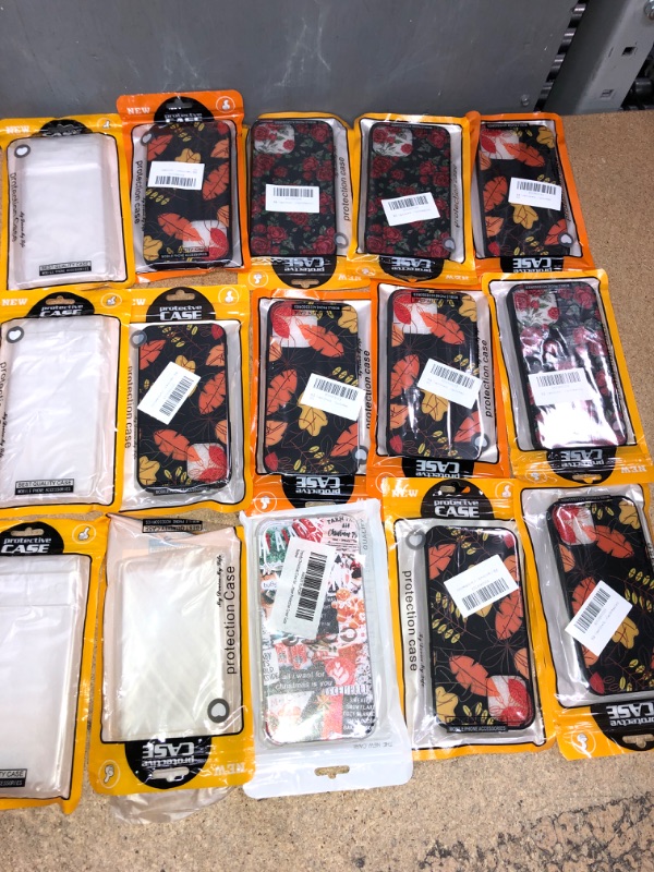 Photo 1 of BUNDLE OF 15 PHONE CASES 