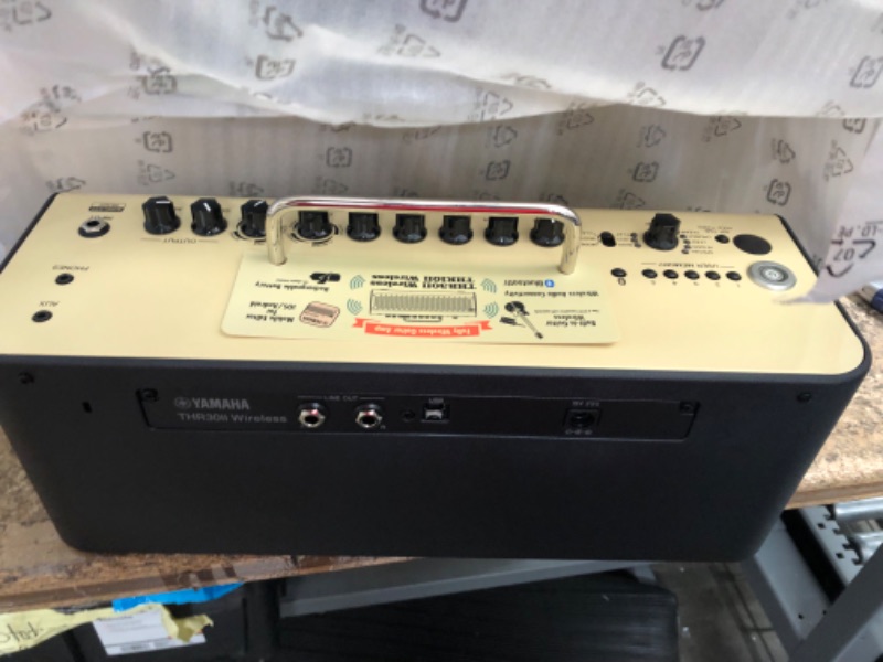 Photo 2 of Yamaha THR30II Wireless Desktop Amp Cream THR30II Wireless Amplifier