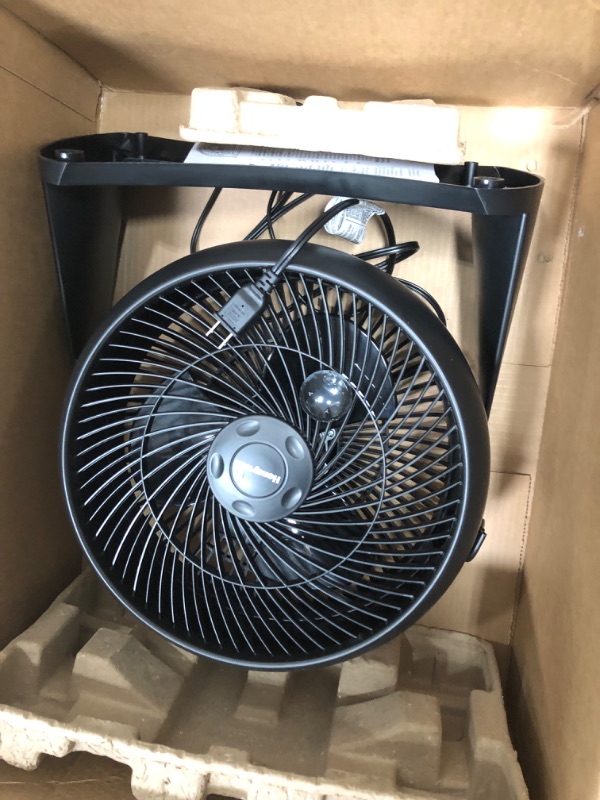 Photo 2 of 12 in. 3 Speed Whole Room Circulator Floor Fan