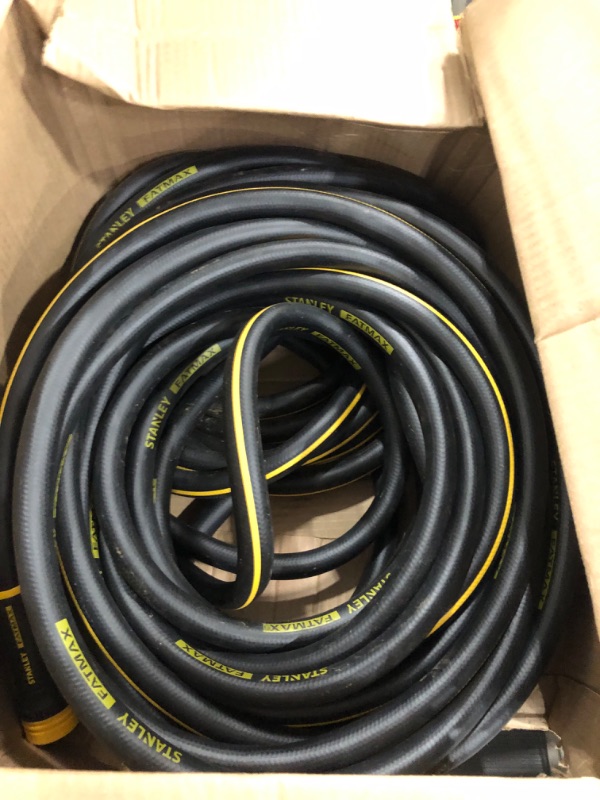 Photo 2 of Stanley FatMax Garden Hose, 100' x 5/8", Black