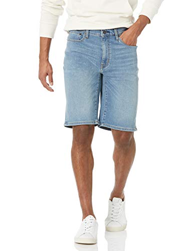 Photo 1 of Amazon Essentials Men's Straight-Fit 11" Inseam Denim Short