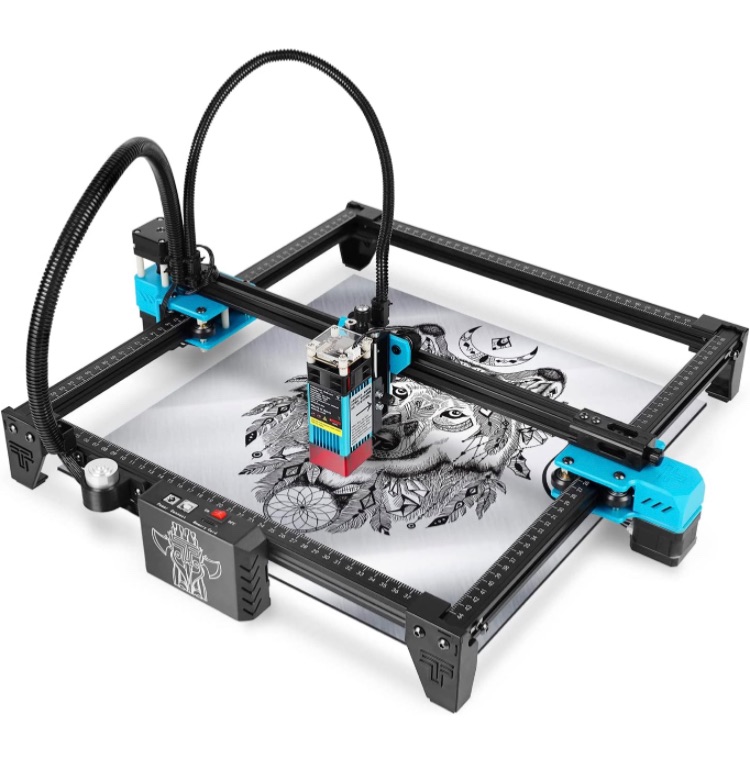 Photo 1 of TTS-55 40W Laser Engraver Machine Laser Cutter Laser Cutting Engraving Tool for Wood Metal Aluminum Glass Leather