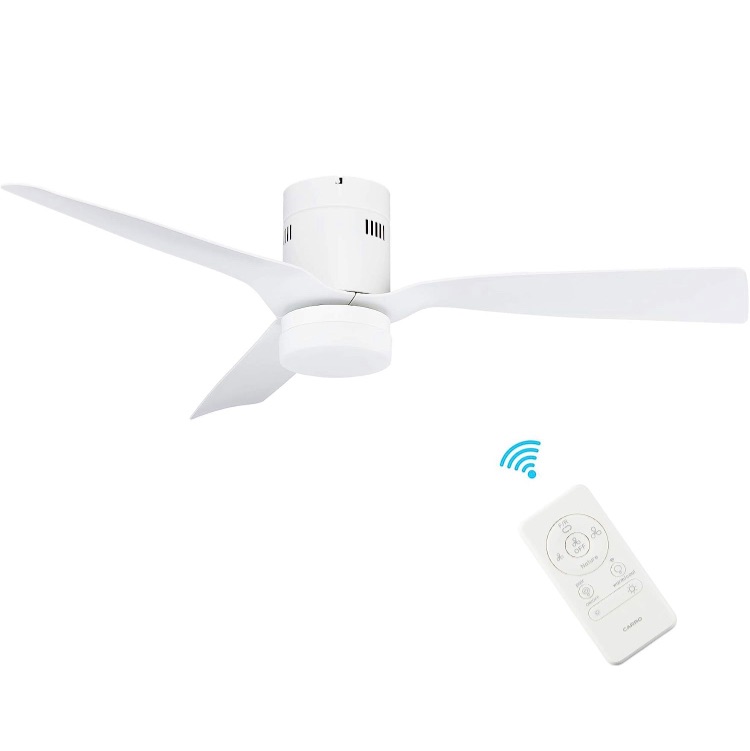 Photo 1 of *********PARTS ONLY MISSING REMOTE AND BLADES**************SMAAIR 52 Inch Smart Ceiling Fan with Lights and 10-speed DC Motor, Works with Remote Control/Alexa/Google Home/Siri Shortcut, Dimmable LED Light (White)