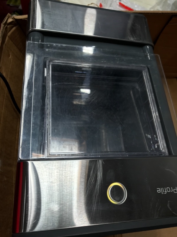 Photo 2 of GE Profile Opal 2.0 | Countertop Nugget Ice Maker | Ice Machine with WiFi Connectivity | Smart Home Kitchen Essentials | Black Stainless Black Stainless Ice Maker