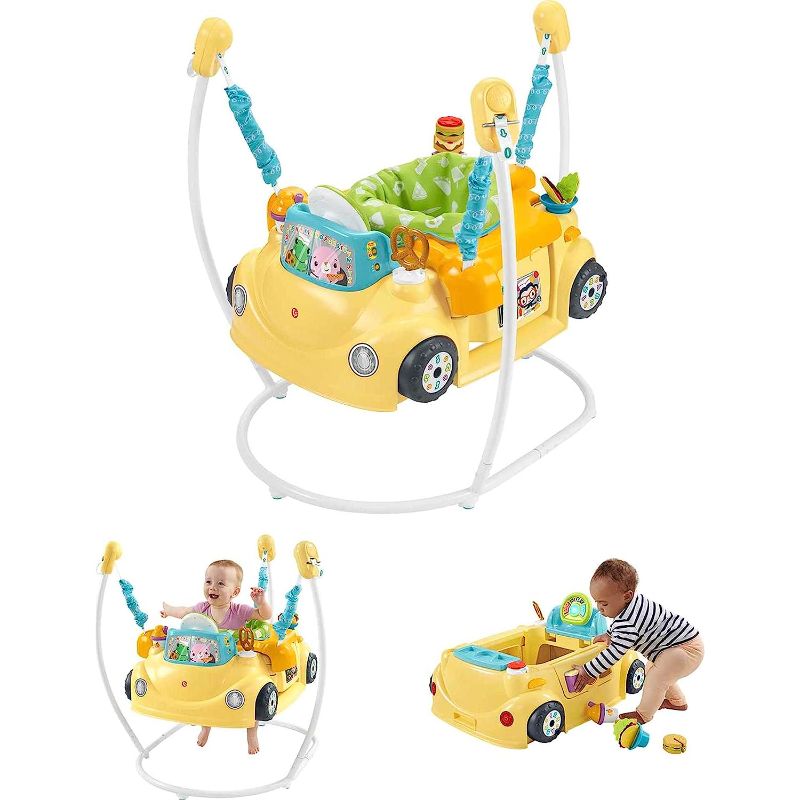 Photo 1 of 
Fisher-Price Baby To Toddler Learning Toy 2-In-1 Servin’ Up Fun Jumperoo Activity Center With Music Lights And Shape Sorting Puzzle Play
