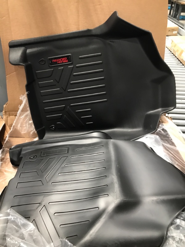 Photo 3 of Rough Country Floor Mats for 2012-2018 Ram 1500 | Quad Cab - M-31312 Black