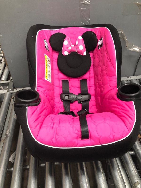 Photo 1 of Disney Baby Onlook 2-in-1 Convertible Car Seat, Rear-Facing 5-40 pounds and Forward-Facing 22-40 pounds and up to 43 inches, Mouseketeer Minnie