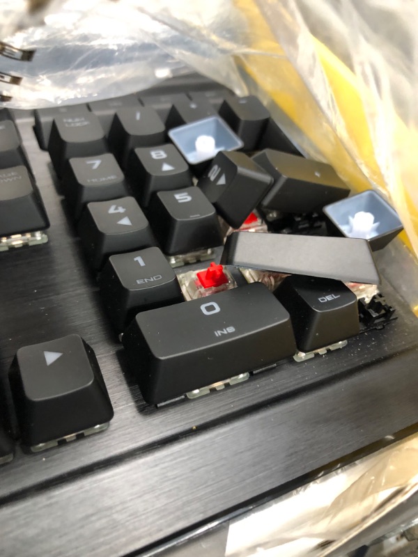 Photo 2 of ***KEYS ARE OFF NEED TO BOARD BUT CAN BE PUT BACK ON****
Corsair K70 RGB MK.2 Mechanical Gaming Keyboard - Cherry MX Red