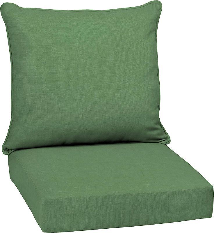 Photo 1 of  Outdoor Deep Seating Cushion Set 24 x 24, Moss Green Leala