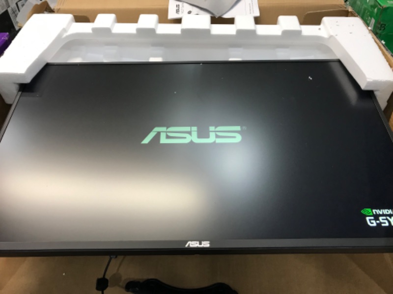 Photo 3 of ASUS TUF Gaming 27" 2K HDR Gaming Monitor (VG27BQ) - QHD (2560 x 1440), 165Hz (Supports 144Hz), 0.4ms, Extreme Low Motion Blur, Speaker, G-SYNC Compatible, VESA Mountable, DisplayPort, HDMI,Black
