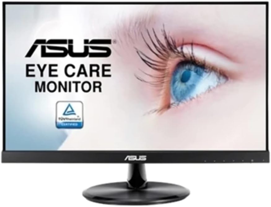 Photo 1 of ASUS VP229HE 21.5” Monitor, 1080P Full HD, 75Hz, IPS, FreeSync/Adaptive-Sync, Eye Care, HDMI VGA, Frameless, VESA Wall Mountable, BLACK
