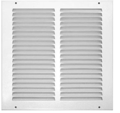 Photo 1 of 16-in x 16-in Steel White Sidewall/Ceiling Register
