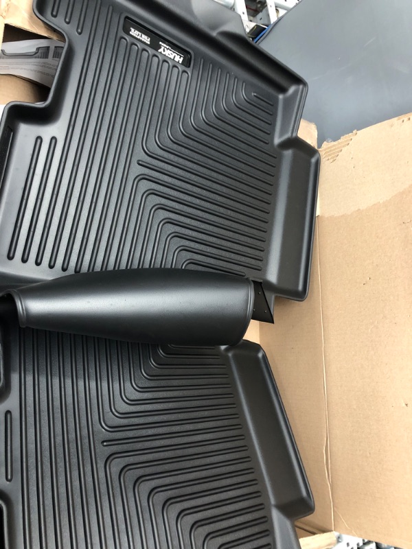 Photo 2 of Husky Liners - Weatherbeater | Fits 2021 - 2023 Ford Bronco 4 - Door, Front & 2nd Row Floor Liners - Black | 95301