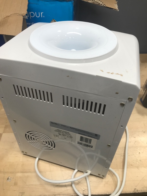 Photo 1 of ***POWERS ON*** VITAPUR 3-5 Gal. Cold/Room Temperature Countertop Water Cooler Dispenser in White