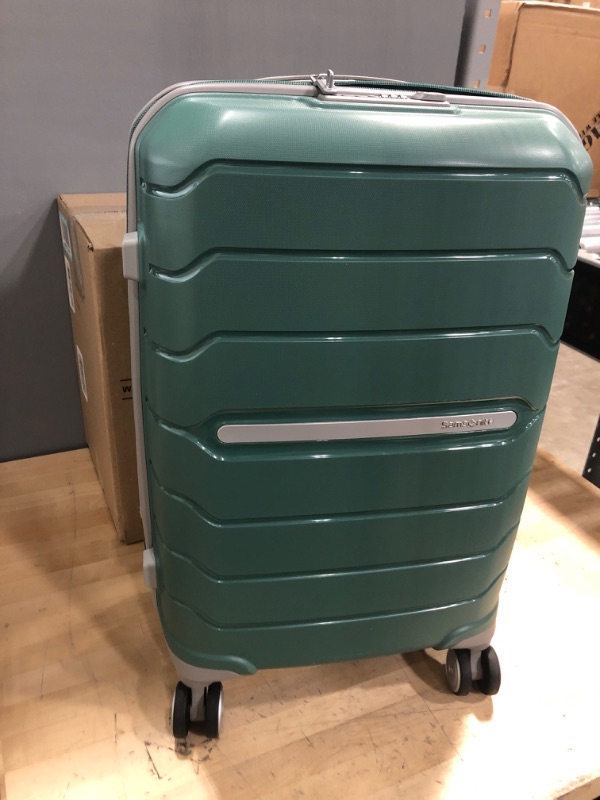 Photo 2 of Samsonite Stryde 2 Hardside Expandable Luggage with Spinners, Deep Teal, Carry-On 20-Inch Carry-On 20-Inch Deep Teal