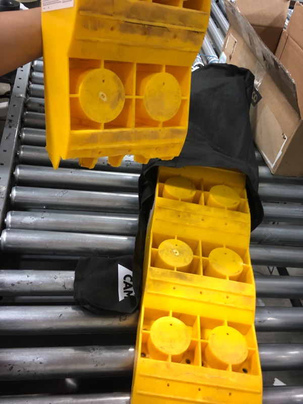 Photo 3 of **USED**
Camco RV Tri-Leveler, 2-Pack with Storage Bag - Raises Your RV Up to 3-7/8" on Any Tire for a More Level Position - Features a 3,500 lb. Load Capacity (44574)