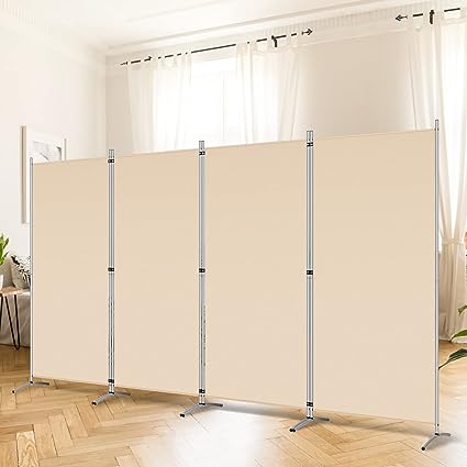 Photo 1 of ***USED**
4 Panel Room Divider, Folding Privacy Screen Room Dividers, Freestanding Room Partition Wall Dividers, 36.2''W x 6.1''D x 4.3''H, Beige