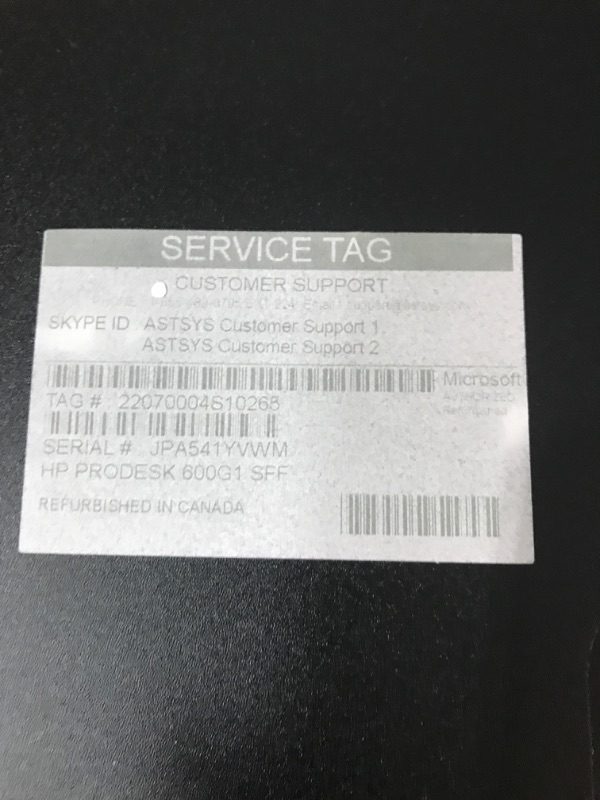 Photo 8 of POWERS ON *** HP ProDesk 600 G1 SFF Slim Business Desktop Computer, Intel i5-4570 up to 3.60 GHz, 8GB RAM, 500GB HDD, DVD, USB 3.0, Windows 10 Pro 64 Bit (Renewed) (8GB RAM | 500GB HDD) (Renewed)