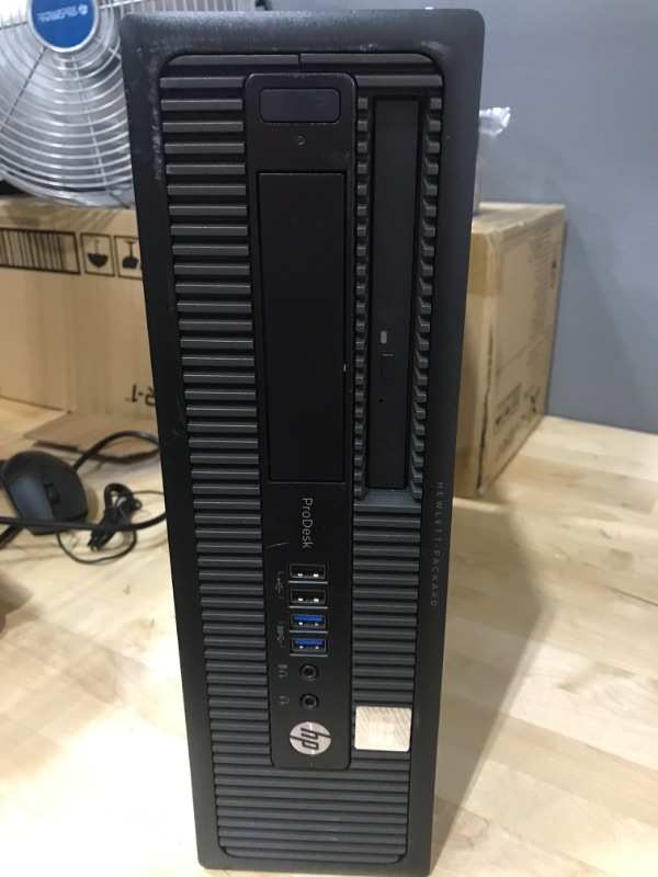 Photo 3 of POWERS ON *** HP ProDesk 600 G1 SFF Slim Business Desktop Computer, Intel i5-4570 up to 3.60 GHz, 8GB RAM, 500GB HDD, DVD, USB 3.0, Windows 10 Pro 64 Bit (Renewed) (8GB RAM | 500GB HDD) (Renewed)