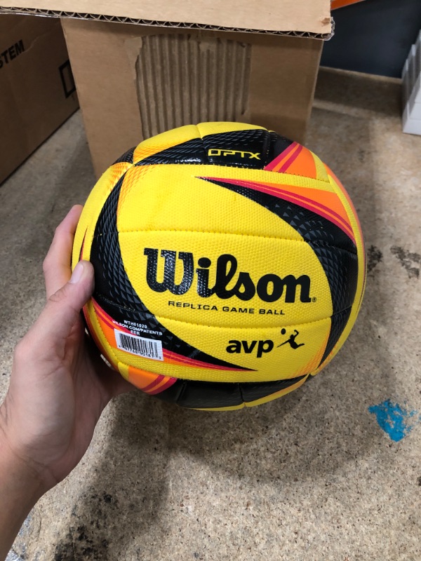 Photo 2 of **USED**
WILSON AVP OPTX Game Volleyballs- Official Size OPTX Replica