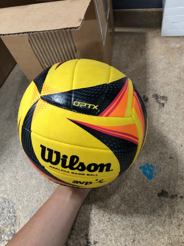 Photo 4 of **USED**
WILSON AVP OPTX Game Volleyballs- Official Size OPTX Replica