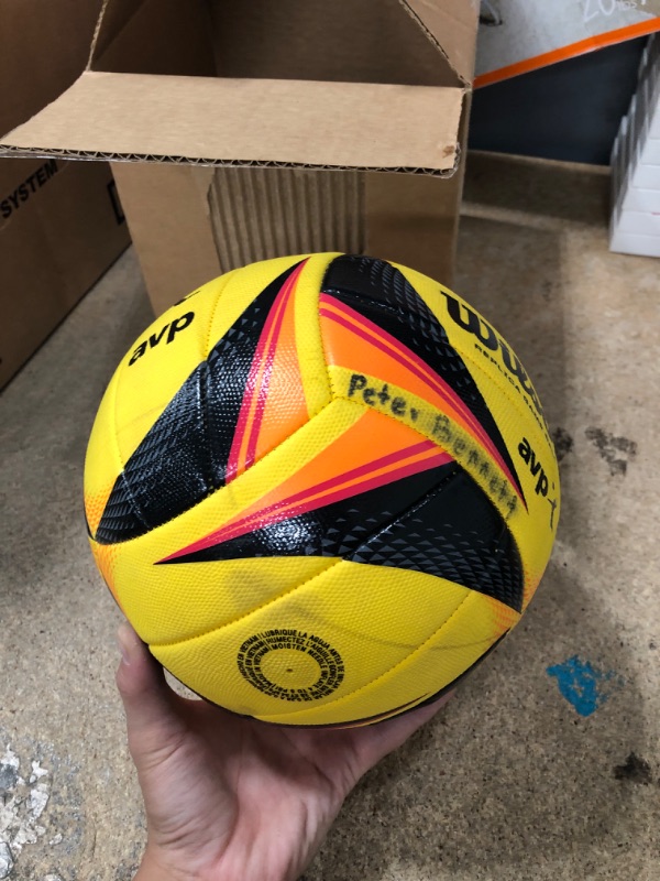 Photo 3 of **USED**
WILSON AVP OPTX Game Volleyballs- Official Size OPTX Replica