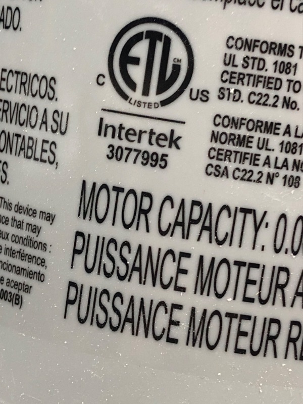 Photo 2 of ***USED***
INTEX 28637EG C1000 Krystal Clear Cartridge Filter Pump for Above Ground Pools, 1000 GPH Pump Flow Rate 1,000 Gallons Per Hour 1,000 Gallons Per Hour Filter Pump