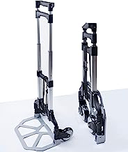 Photo 1 of Folding Hand Truck Aluminum Portable Folding Hand Cart 165lbs Capacity Hand Cart and Dolly,Collapsible Hand Truck Light Weight 2 Wheel Dolly