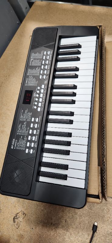 Photo 2 of (missing parts) Beginners Piano Keyboard 37 Keys Portable Electronic Keyboard Piano Built-in Rechargeable Battery Kids Piano with Headphone Jack Learning Musical Instruments Gifts for 3 4 5 6 7 Boys Girls
