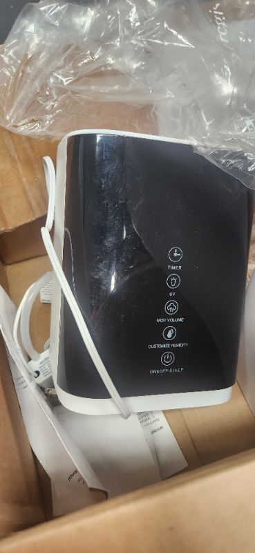 Photo 4 of (major damage )Humidifiers for Large Room, 8L Water Tank, 40H Work, Aroma Diffuser, Cool Mist Humidifiers for Bedroom, 35dB Quiet, 12H Timer, Customized Humidity, Auto Shut-Off, 360° Nozzle, Top Fill humidifier