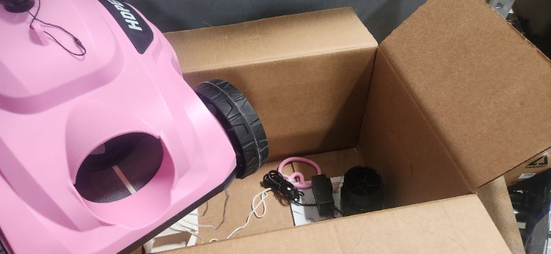 Photo 3 of (PARTS ONLY/SEE NOTES) Cordless Robotic Pool Cleaner, HDPEAK Pool Vacuum Lasts 110 Mins, Up to 50 feet, Pink
