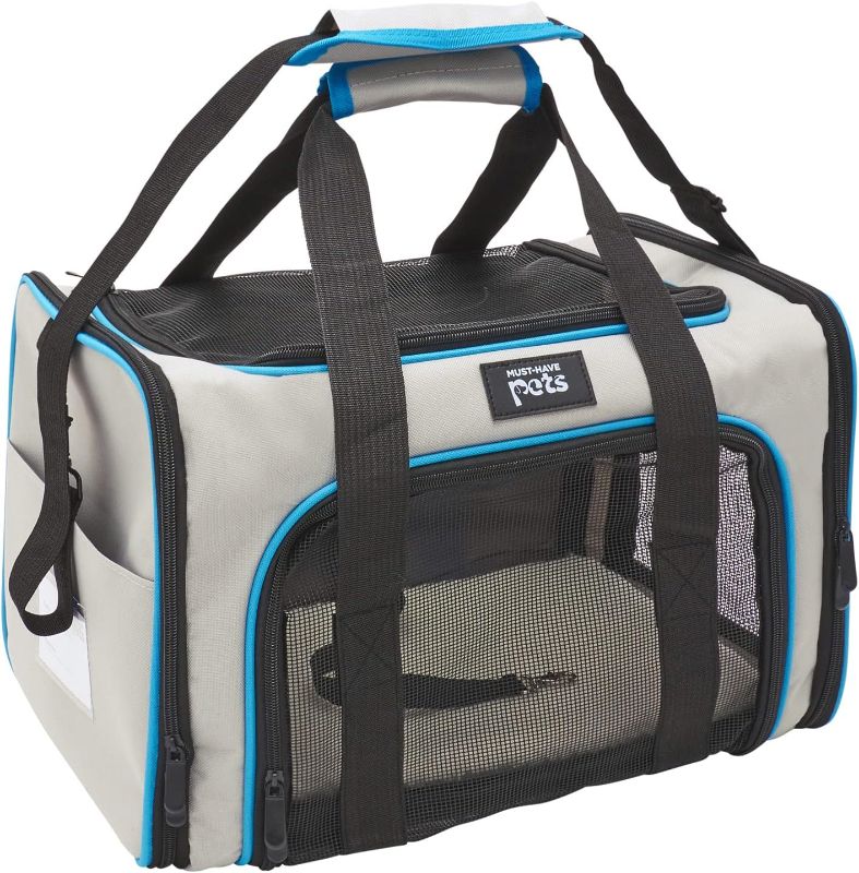 Photo 1 of 
TSA Approved Pet Carrier for Cat or Dog - Airline Soft Sided Travel Bag with Mesh Windows for Safety - Large Airplane Underseat Collapsible Carrier for up...