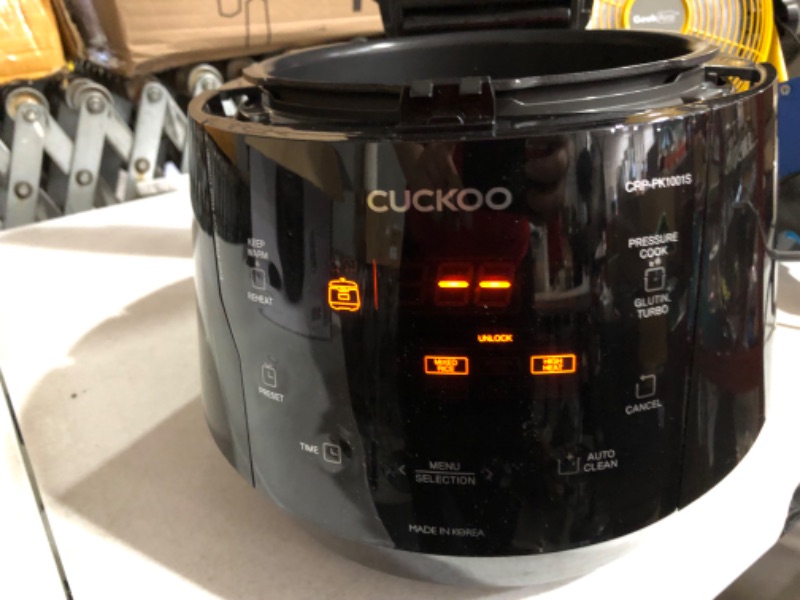 Photo 4 of **See Notes**
CUCKOO CRP-PK1001S | 10-Cup (Uncooked) Pressure Rice Cooker