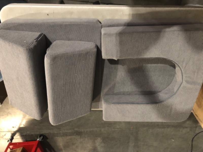 Photo 5 of ***MISSING 3 PIECES *** 2 CUSHIONS AND AN ARMREST***
The Ultimate Modular Kids Play Couch Grey