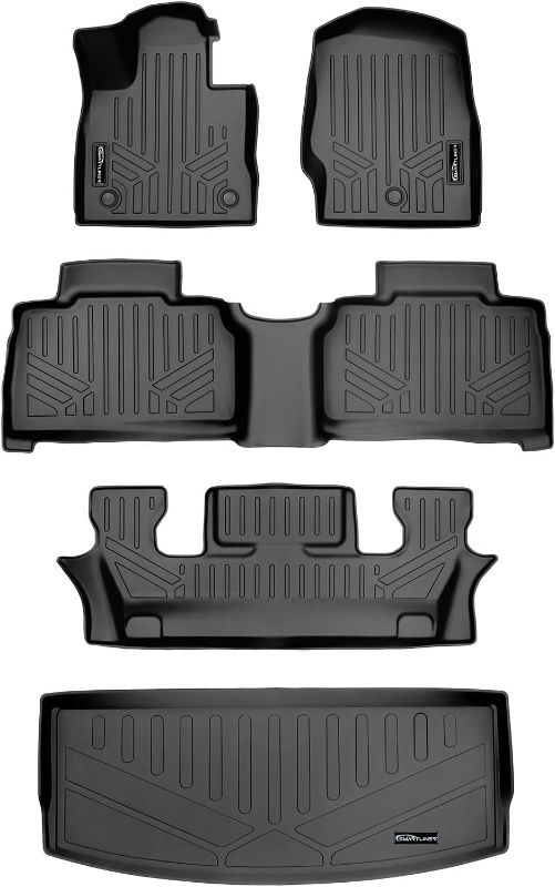 Photo 1 of (READ FULL POST) SMARTLINER Floor Mats, Black, Rubber, Three Row 2020-2023 Explorer Only