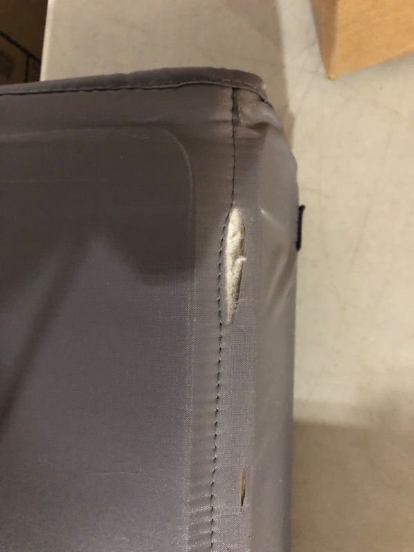 Photo 2 of ***USED*MISSING CARRY BAG*MINORDAMAGE* SMALL TEAR ON UNDERSIDE OF MAT*PICTURED***
Pamo Babe Portable Crib Baby Playpen with Mattress and Carry Bag (Grey)…