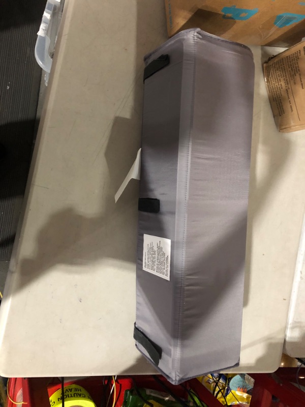 Photo 5 of ***USED*MISSING CARRY BAG*MINORDAMAGE* SMALL TEAR ON UNDERSIDE OF MAT*PICTURED***
Pamo Babe Portable Crib Baby Playpen with Mattress and Carry Bag (Grey)…