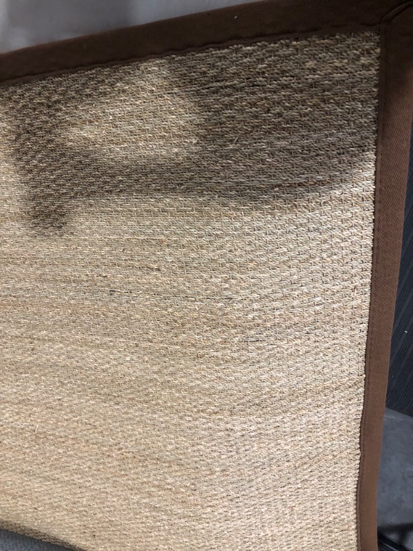 Photo 2 of ***USED***
SAFAVIEH Natural Fiber Collection Accent Rug - 4' x 6', Maize & Brown, Border Sisal Design, Easy Care, Ideal for High Traffic Areas in Entryway, Living Room, Bedroom (NF141C)