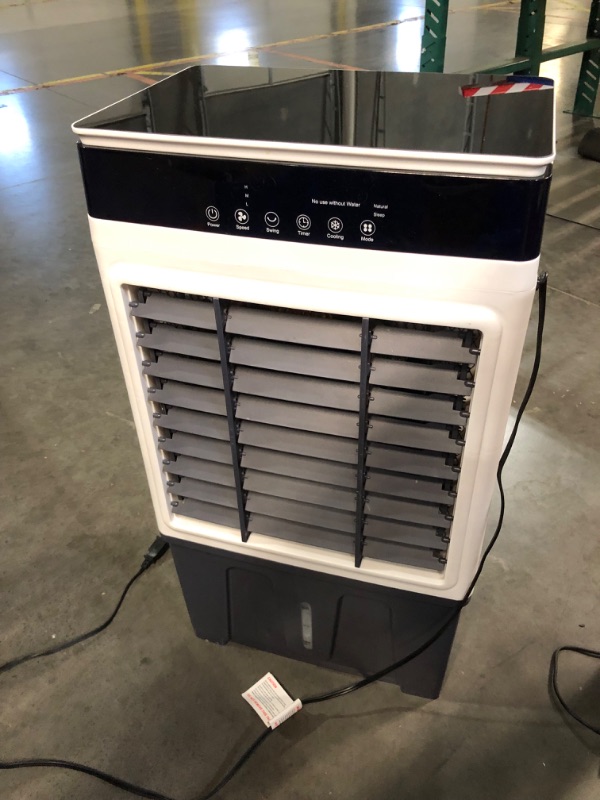 Photo 7 of ***USED - MISSING PARTS - UNTESTED - SEE COMMENTS***
Evaporative Air Cooler, 3500CFM 3-in-1 Swamp Cooler with 7.5Gal Water Tank, 120° Oscillation, 3 Speeds 3 Modes, 4 Ice Packs, 12H Timer, Remote, Portable Air Conditioner for Room, Home & Office ACF-23AR