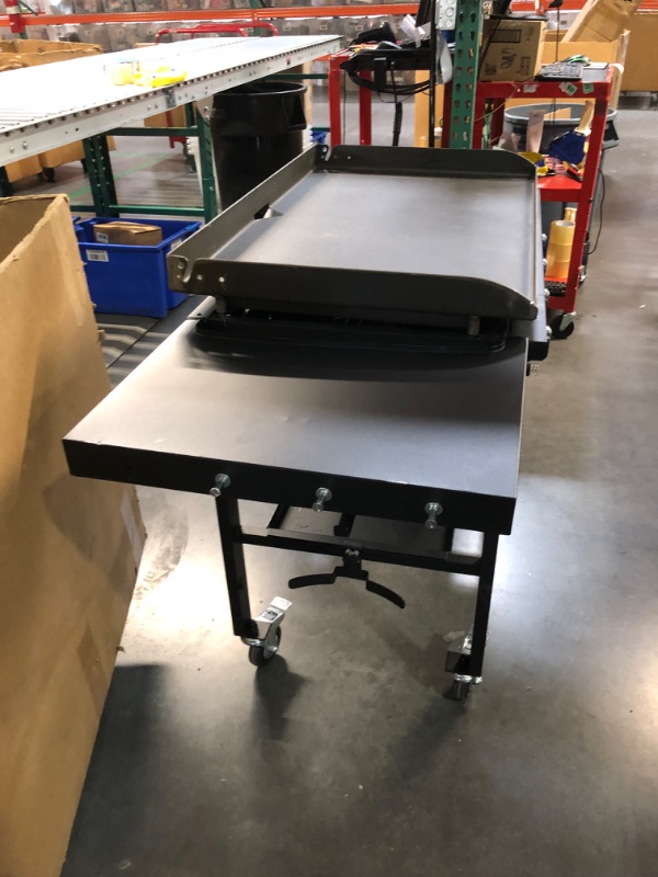 Photo 10 of ***USED - DAMAGED - MISSING PARTS - SEE COMMENTS***
Blackstone 1554 36" Omnivore Griddle with Folding Side Shelves, 36 Inch, Black