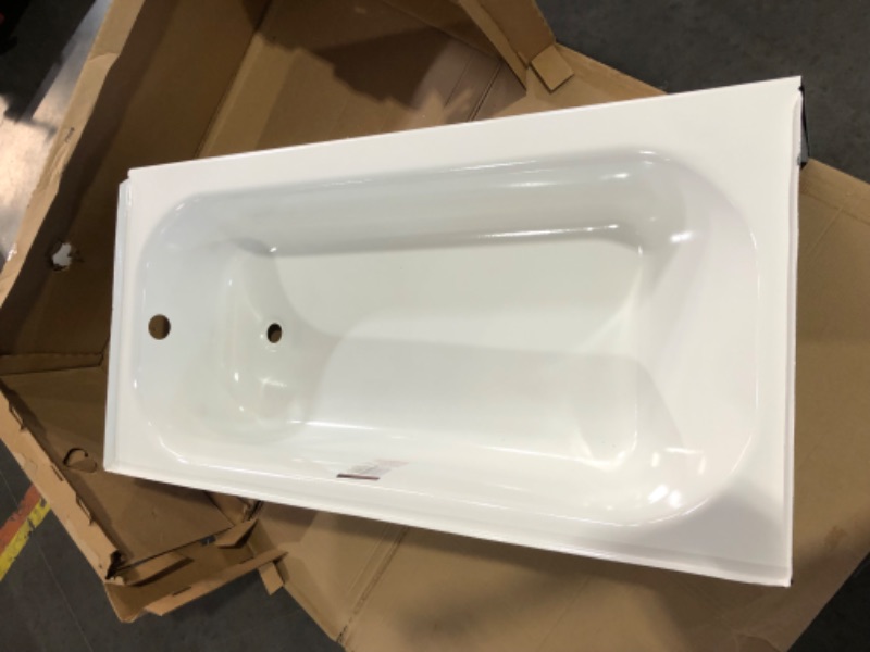 Photo 8 of ***USED - DAMAGED - NO PACKAGING - SEE COMMENTS***
Bootz Industries Aloha 60 in. x 30 in. Soaking Bathtub with Right Drain in White