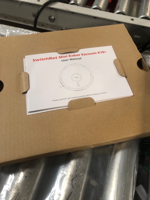 Photo 7 of SwitchBot Mini Robot Vacuum K10+ with Self-Empty Base for 70-Day of Cleaning, LiDAR Navigation, Smart Mapping, 2500Pa Suction, 48dB Ultra Quiet, 150Mins Max, Compatible with Alexa, 2.4G WiFi Connected