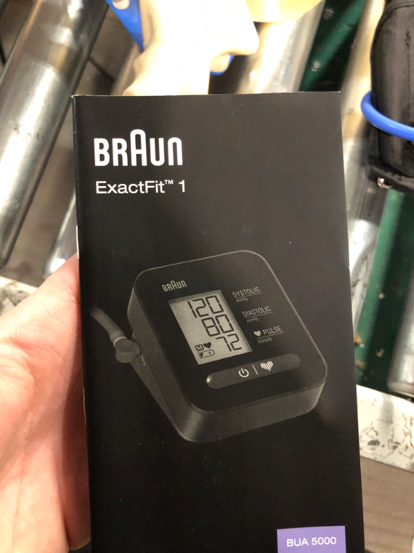 Photo 4 of Braun ExactFit 1 Upper Arm Blood Pressure Monitor – Quick at-Home Blood Pressure Machine with Easy to Read Display, Includes Universal Blood Pressure Cuff